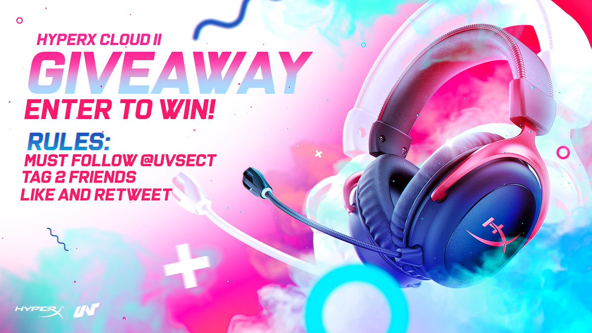 HYPERX CLOUD II HEADSET GIVEAWAY To Enter: - Must follow: @uvsect @silkuv @res86 - Tag 2 friends 👥 - Like ❤️ & Retweet ♻️ Winner will be announced on March 1st! Good luck to everyone who participates in this 💜 🎨: @usnim_