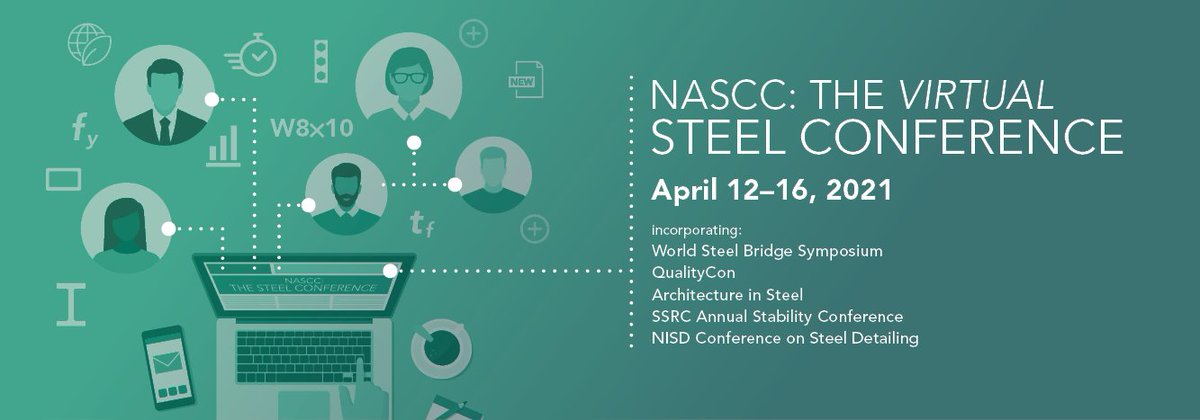 Join Us! Registration is Now Open for 2021 NASCC: The Virtual Steel Conference | American Institute of Steel Construction aisc.org/pressreleases/…