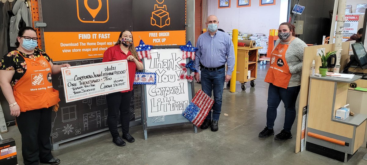 Selena Jimenez (@rush01sis) on Twitter photo Coram Home Depot was honored to be able to present a local vet with $1000. Thank you to Suffolk County Legislation & Womens Marine Association for your partnership. #OperationSurprise <a href="/howardhafkin/">Howard Hafkin</a> <a href="/HomeDepot1229/">Coram Home Depot</a> <a href="/HolterC/">Chris Holter</a> <a href="/Stisti_24/">Christina Valitzski</a> <a href="/DawnOsorio/">Dawn Vanterpool</a> <a href="/nyyroro/">Ro Rodriguez</a> Coram Home Depot was honored to be able to present a local vet with $1000. Thank you to Suffolk County Legislation & Womens Marine Association for your partnership. #OperationSurprise <a href="/howardhafkin/">Howard Hafkin</a> <a href="/HomeDepot1229/">Coram Home Depot</a> <a href="/HolterC/">Chris Holter</a> <a href="/Stisti_24/">Christina Valitzski</a> <a href="/DawnOsorio/">Dawn Vanterpool</a> <a href="/nyyroro/">Ro Rodriguez</a>