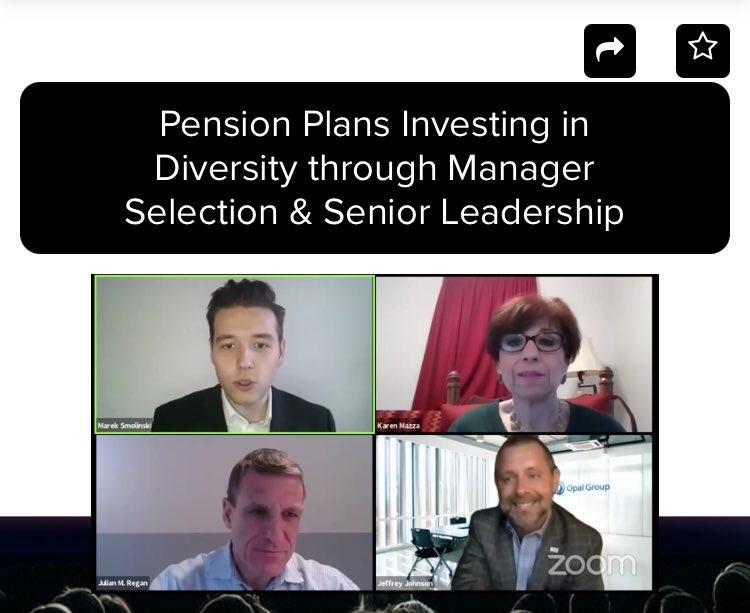 Was a pleasure moderating the "Practical Tools to Improve Governance, Fiduciary Responsibility &amp; Avoid Conflicts" panel with knowledgable speakers for the Opal Public Pension Fund Conference.