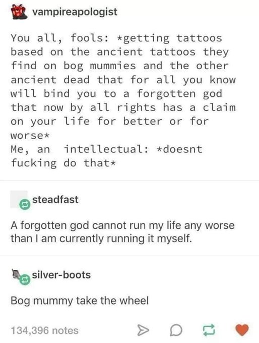 Bog Mummy Take the Wheel