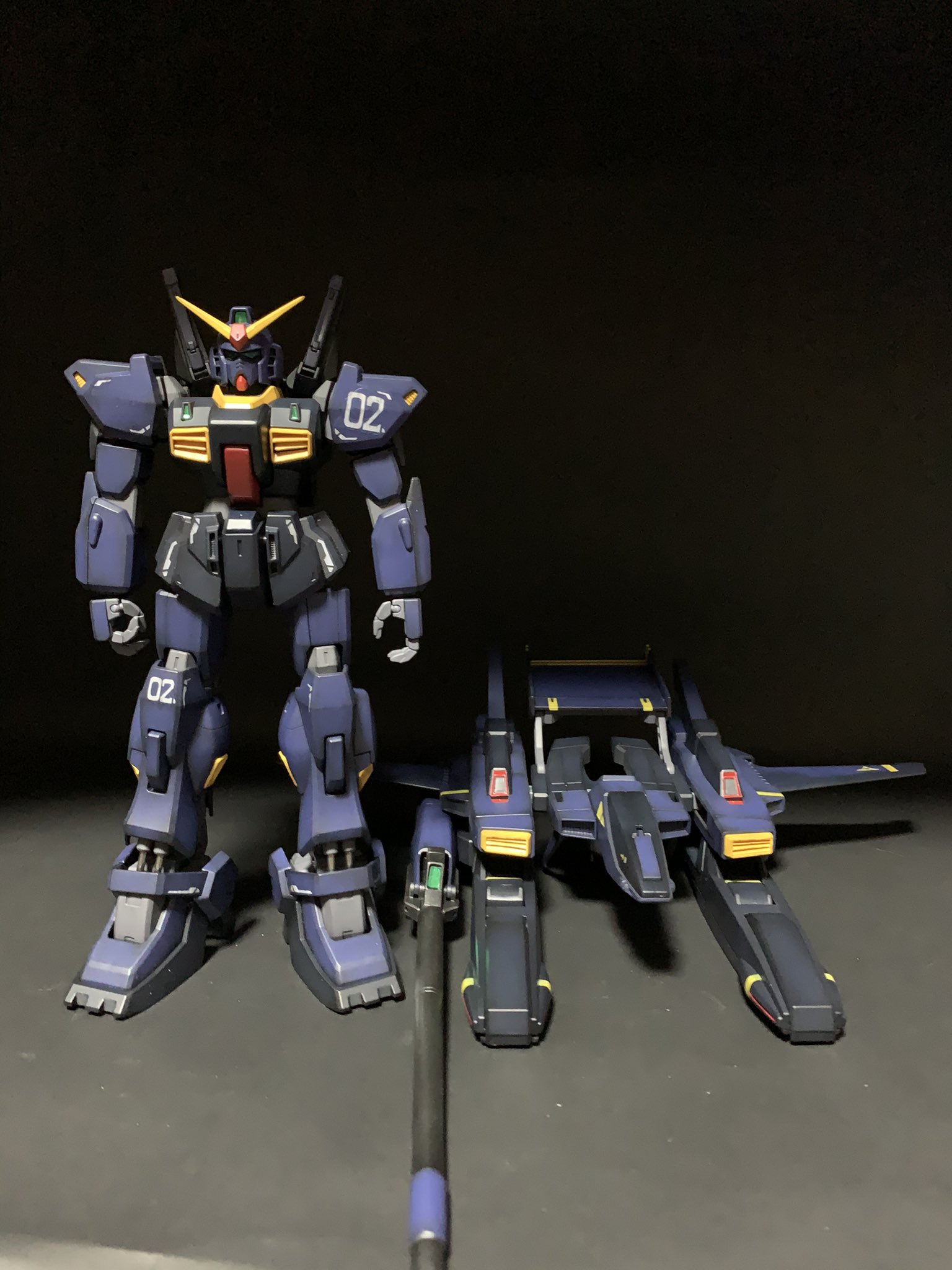 ドクロージ Mgスーパーガンダム完成しました 通常光はティターンズカラー ブラックライト照射時はエゥーゴカラー という欲張り仕様です ガンプラ スーパーガンダム T Co Keyevvfzso Twitter