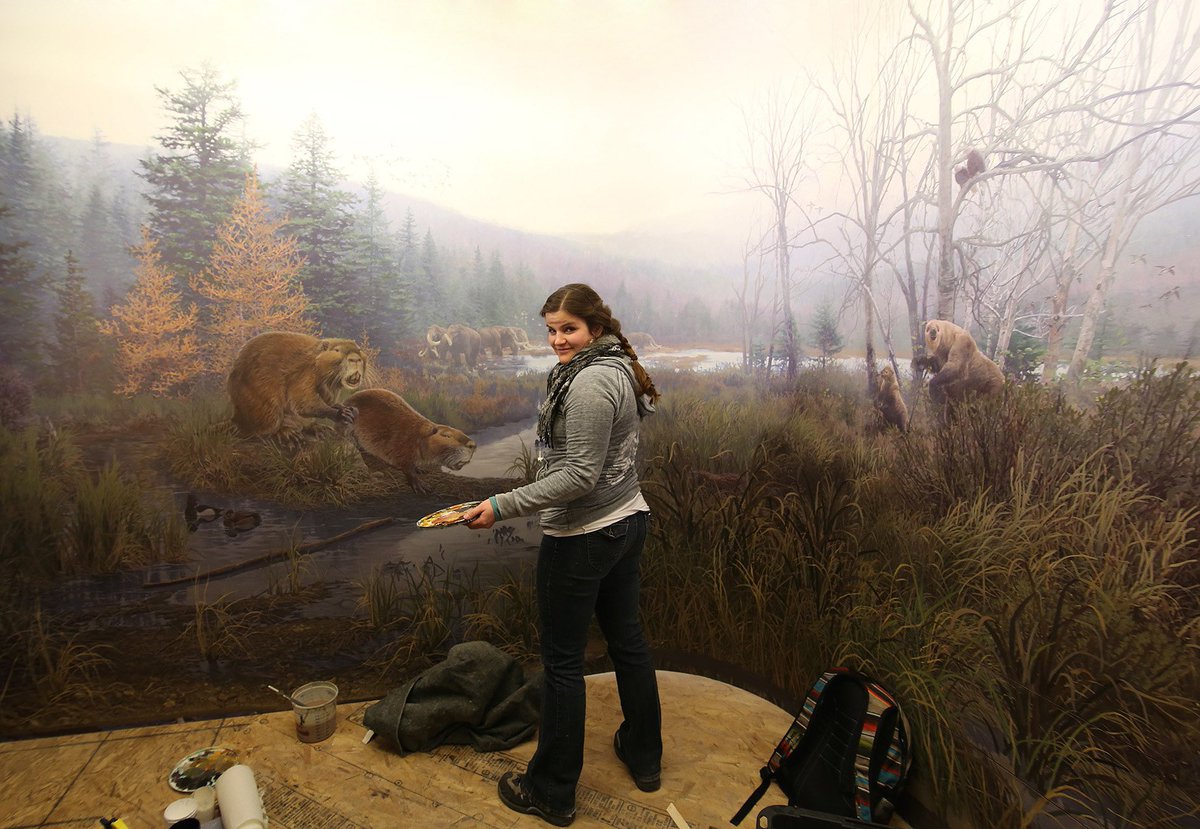 At the first impression, Beth Zaiken's work evokes the vibes of renaissance artists (specially her murals), but she is a contemporaneous genius who won the last 2 Dimensional Art Lazendorf International Prize of Paleoart, a pleasure to live in her times. https://bethzaiken.com/&nbsp;