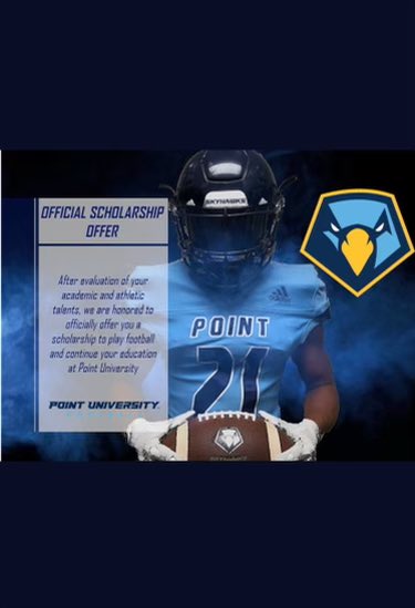 LatrellJewsome's tweet photo. Blessed &amp; honored to receive an offer from Point University🔵🟡
@CoachKitchens9 @NPHSRecruiting @RecruitGeorgia @DBCoach_Ken https://t.co/k7EsVicdZ5