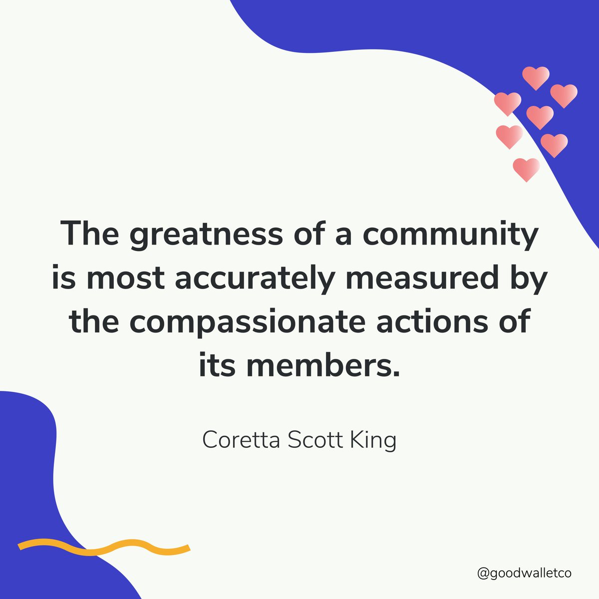 Our company was founded on the principle of giving to others, an action which we believe is not only important, but also highly gratifying. What have you given recently and how did it make you feel?