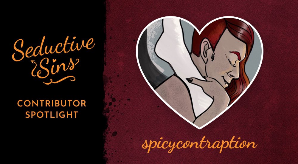 Kinks4K's tweet photo. Preorder your copy of the Seductive Sins Zine with a charity donation - follow this link to find out how! https://t.co/0v3QRetcH0 🖤

Still on the fence? Let us tempt you with this spicy sneak peek from @spicycontrap! 🔥 https://t.co/RQpbtXFeMD