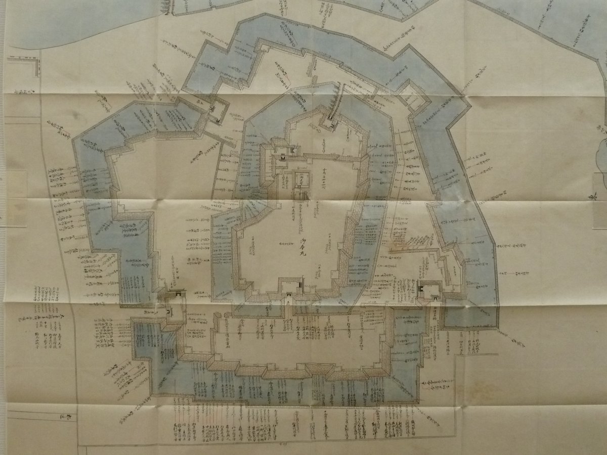 徳川大坂城400年】展示の中でひときわ目を引く「大坂城普請丁場割之図