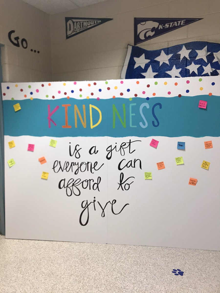 GISRMurphy's tweet photo. Spreading kindness! #makingthemiddlematter https://t.co/nbSp8j2BRk