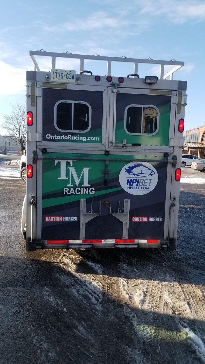 molson_gb's tweet image. COSA congratulates the Ted MacDonnell Stable on its new trailer wrap - design and installation by Toronto Digital Imaging!