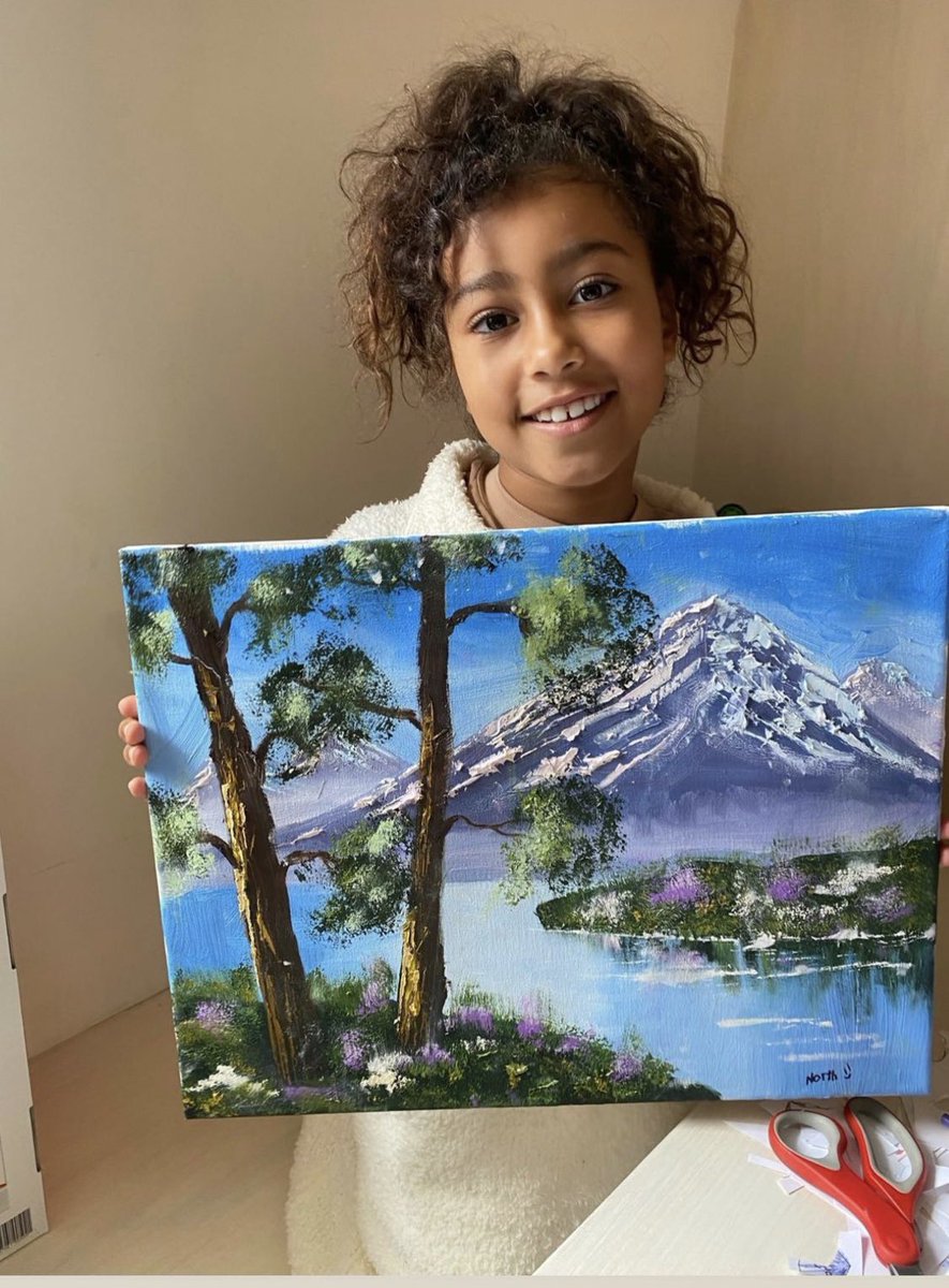 iamzacharydean's tweet photo. North West’s Art at Age 7 vs My Art at Age 7: https://t.co/QKhsqpco1M