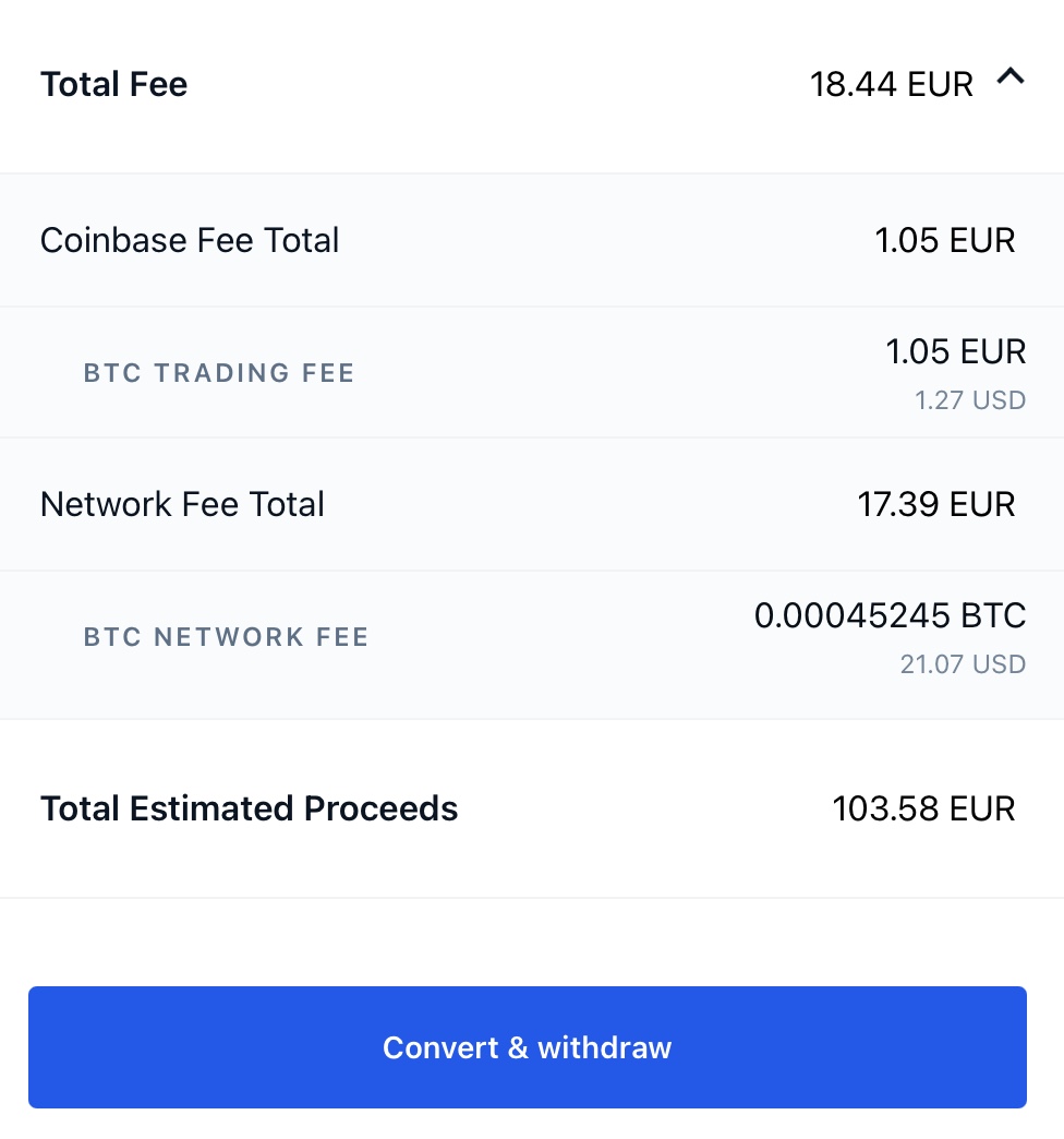 Withdraw bitcoin from coinbase btc to usd chart coinbase
