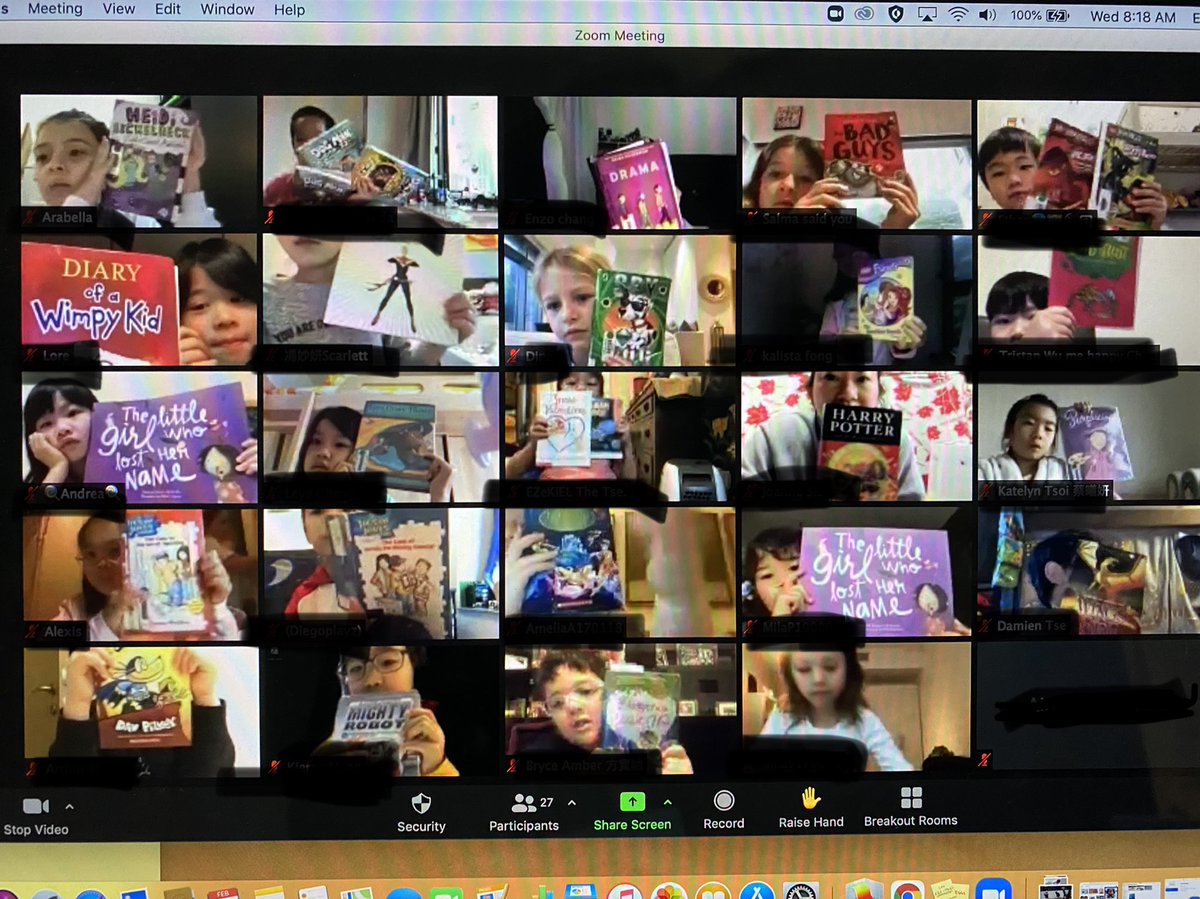 ELobsenz's tweet photo. G1s sharing book recommendations and getting excited for our next visit to the library #cdnis https://t.co/TIEyO7rm3E