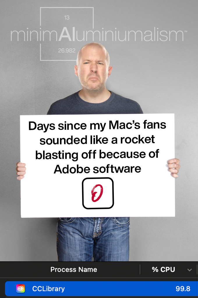 JonyIveParody's tweet image. .@Adobe #DesignerProblems #ItJustWorks