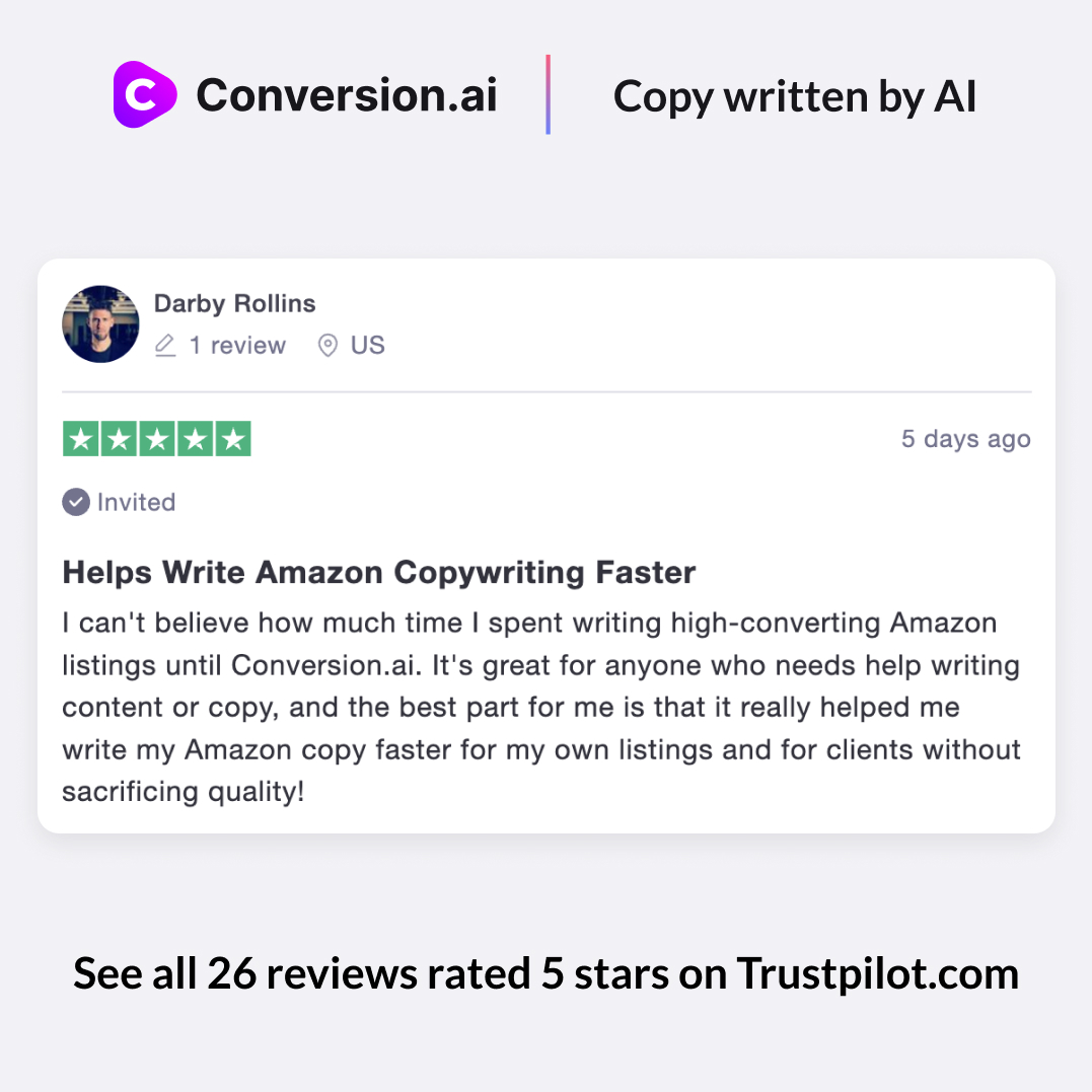 Conversion.ai Review (2021) - Is it really the all round best AI tool for Copywriting? - Build real business
