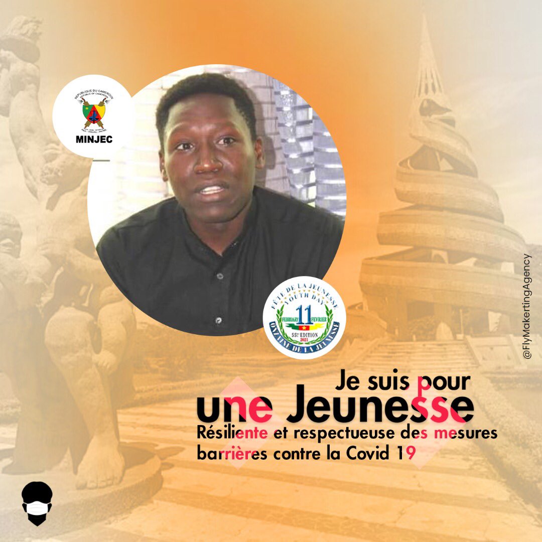 cedric_mimbe's tweet photo. [Onzaine de la Jeunesse 2021]
-----------------
55e édition fête de la jeunesse :
‘’Jeunesse, résilience, défis et opportunités en temps de COVID-19
-----------------
CAMEROUN 

--------------------
#ThanksToGod 
#MINJEC237 
#youth_day_2021 
#fête_de_la_jeunesse_2021 
#YESHEALTH https://t.co/GYg1rY6WHX