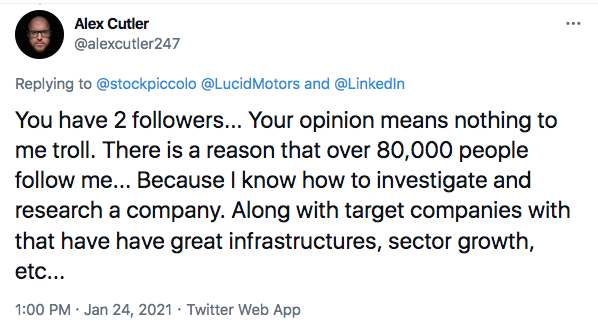 Rule #1:Your opinion is worthless, unless you have a large amount of followers.