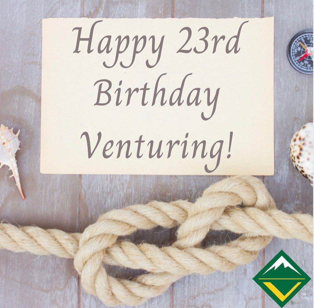 Happy 23rd Birthday to the program we all know and love... Venturing! ⚜️