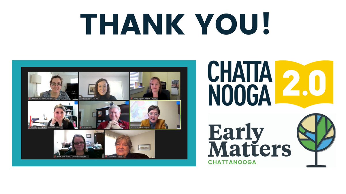 chattanooga2pt0's tweet photo. Thank you candidate @KimWhiteforCHA for meeting with Early Matters today to discuss the importance of early childhood and your vision for Chattanooga. https://t.co/oUh5nVLmig