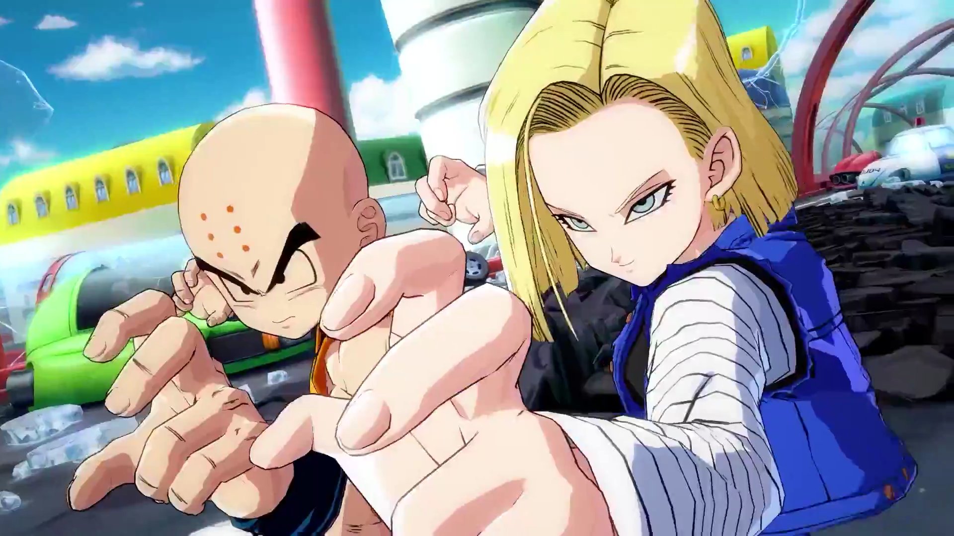 Why is there so much art of 18 cheating on Krillin