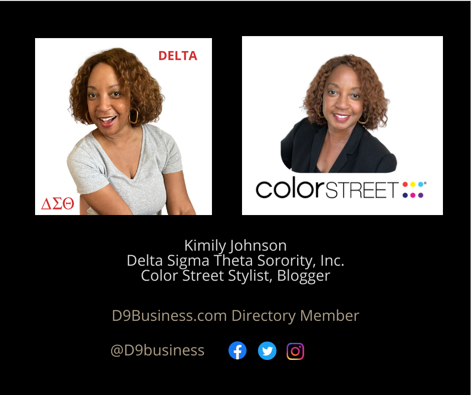 D9Business's tweet photo. Color Street Stylist Kimily Johnson recently joined the D9 Business Directory.  Check out the profile and add your business today at https://t.co/e4zV10hCBE. https://t.co/bi0JcV31ib