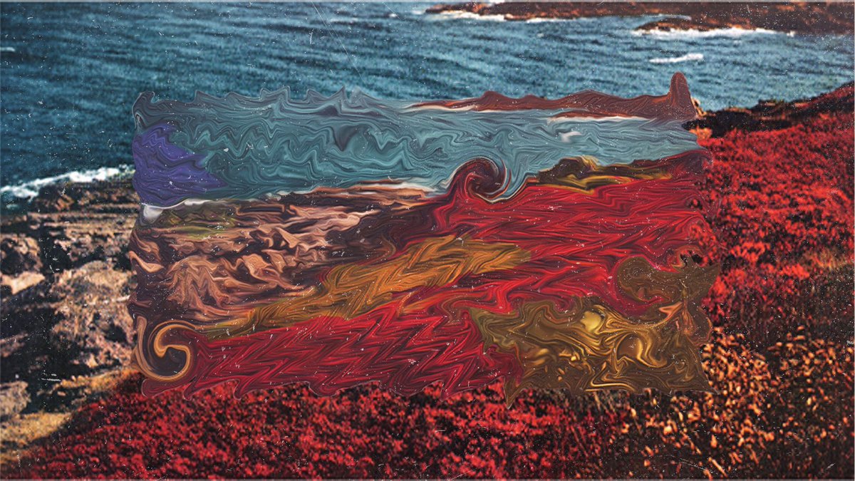 hww__'s tweet image. Warm-Up Series 1
“Scarlet Coastline”
Scan + Distortion &amp;amp; Manipulation