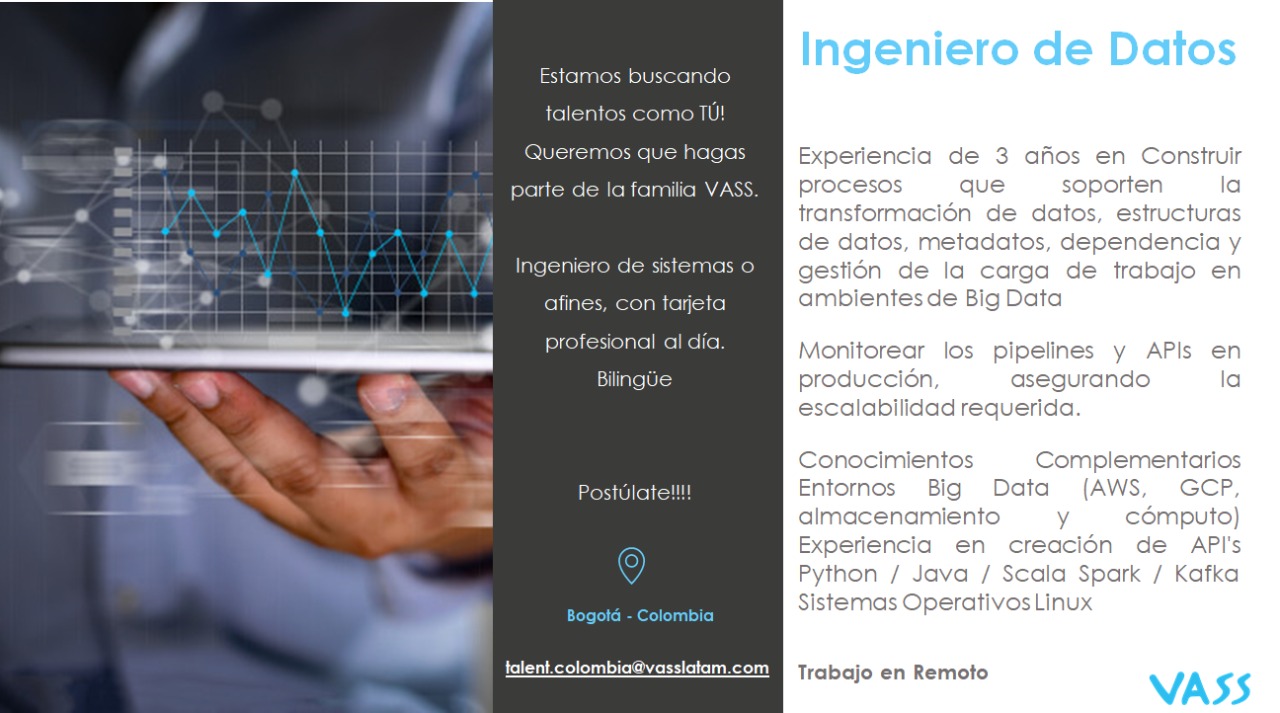 VASS Colombia on Twitter "¡En VASSColombia buscamos el mejor talento! Si cumples con alguno de