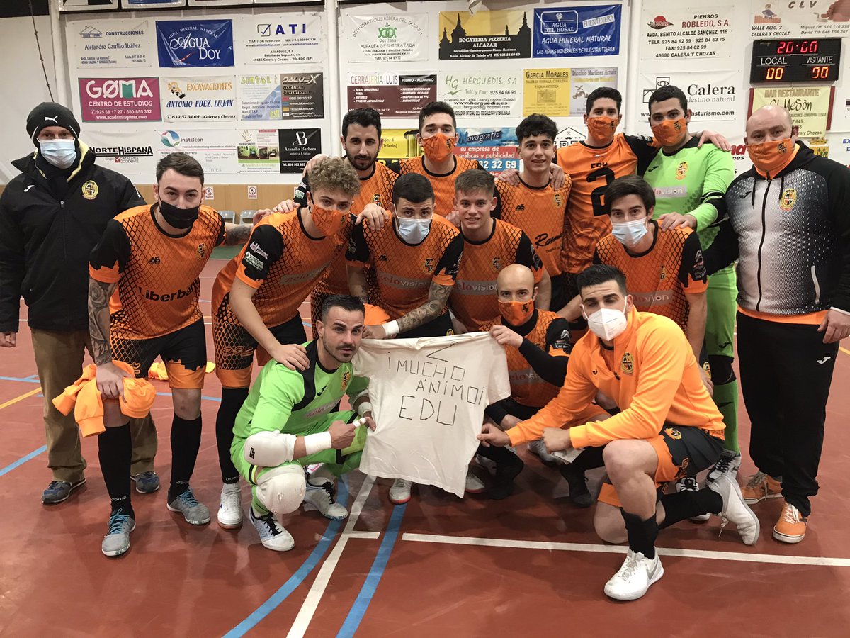 SÉNIOR | LIGA | TERCERA | 

🙌 Gran gesto de la plantilla del <a href="/OptGelovision/">Gelovisión</a> Ciudad de Toledo FS con su compañero, Edu, ausente por lesión, haciéndole partícipe de este momento, el liderato también es tuyo.

#AvancemosCDT