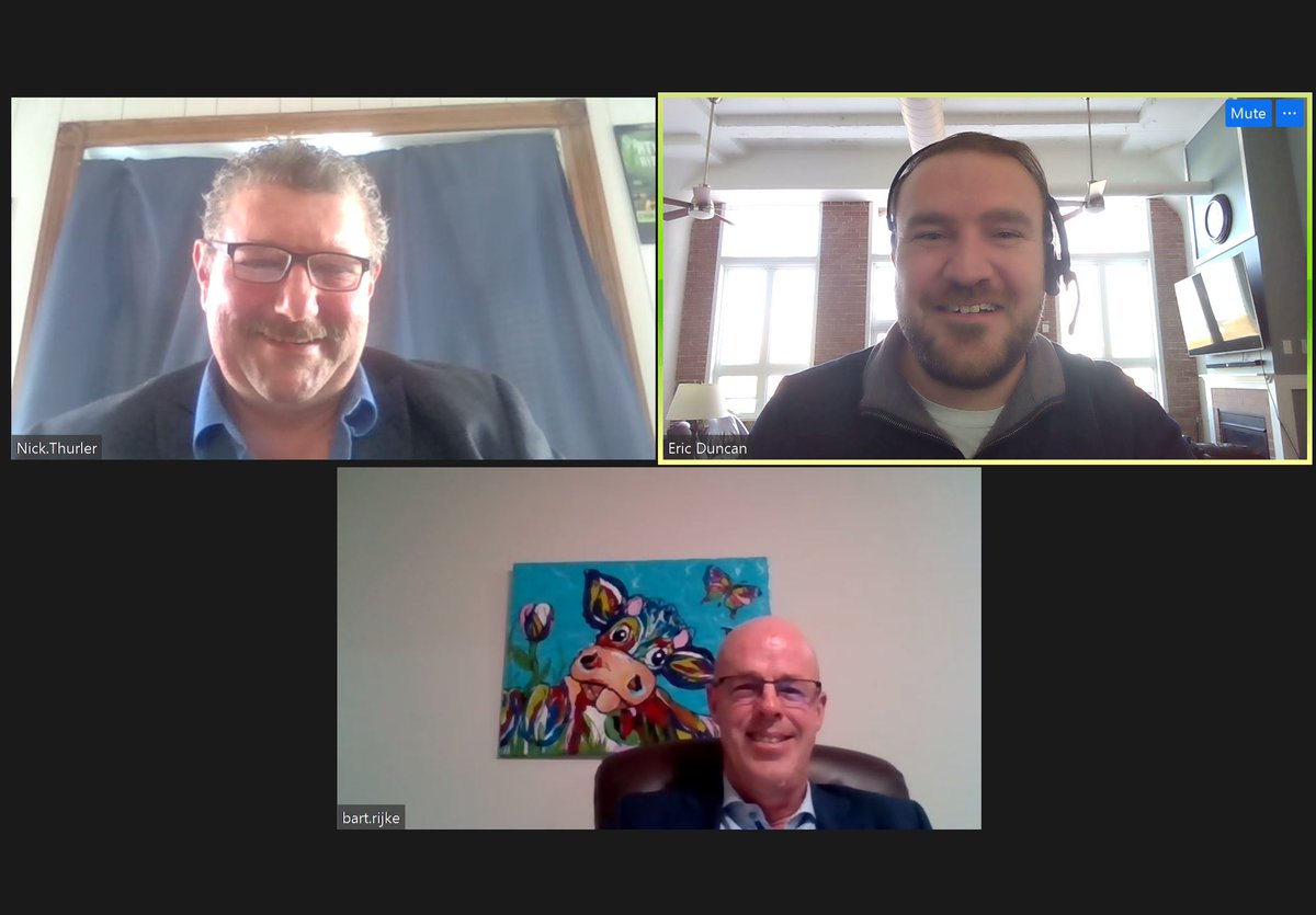 Great virtual meeting w/ dairy farmers, including Hulbert's Nick Thurler, who is an excellent dairy ambassador. Just one of numerous virtual meetings this week while back home. Busy week as always, but I enjoy catching up with local constituents &amp; hearing what's on their mind!