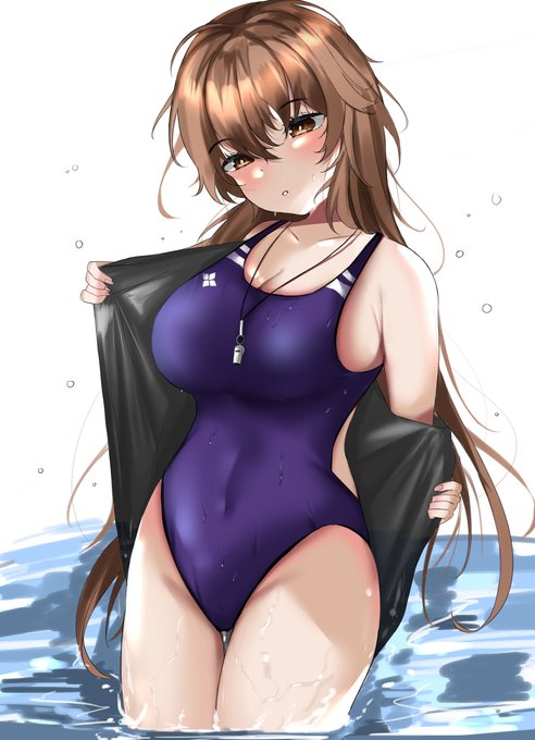 泳ぐ～ #女の子 #赤い紙#originalcharacter #Character #swimsuit https://t.co/UqpJkR2EKh 
