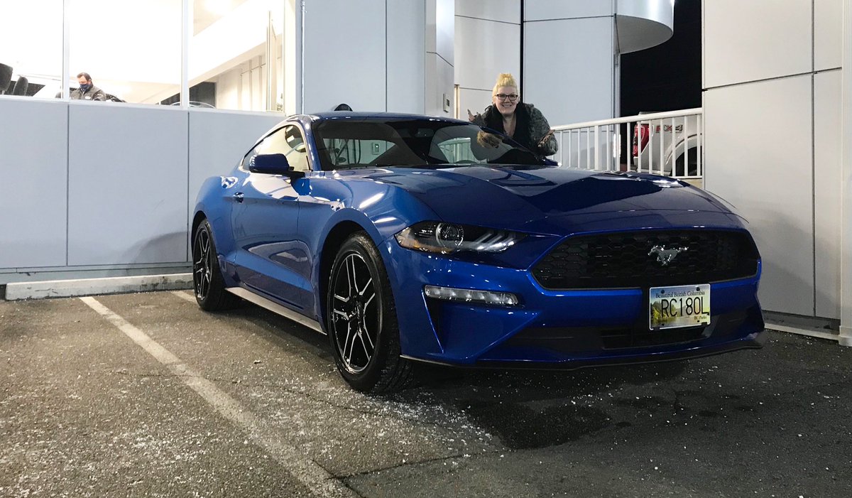 Enjoy the Mustang Amanda and I know you will be taking advantage of that Sport Mode out on those Chilliwack roads! For a customer experience unlike any other, and a fun easy going purchasing experience, come in and see Cory Hill here at Chilliwack Ford! 
.
.
. 
#chilliwackford