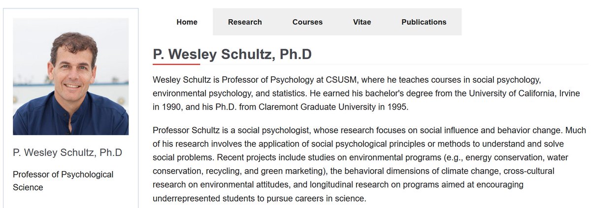 Journal of Environmental Psychology (@jenvpsych) on Twitter photo The Journal of Environmental Psychology officially welcomes Professor Wesley Schultz from <a href="/CSUSM/">Cal State San Marcos</a> as our new Associate Editor! The Journal of Environmental Psychology officially welcomes Professor Wesley Schultz from <a href="/CSUSM/">Cal State San Marcos</a> as our new Associate Editor!