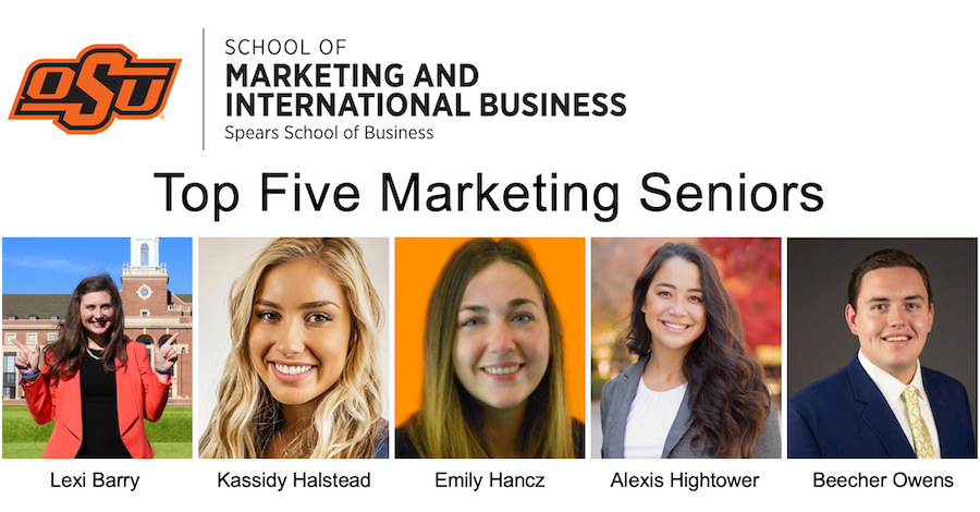 Congratulations to our Top Five Seniors!