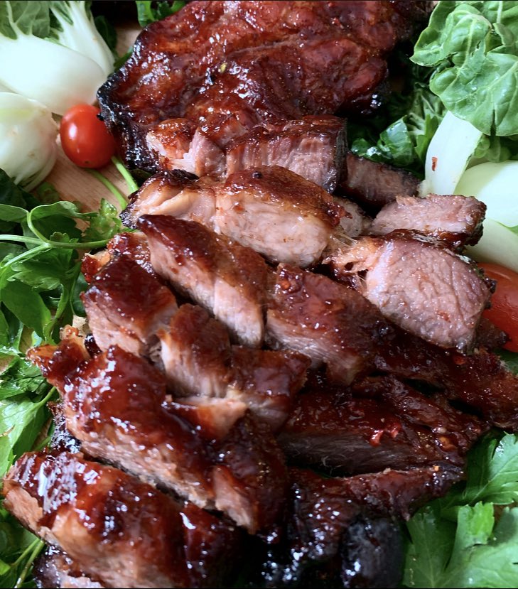 Char Siu (BBQ PORK) Nailed it! 😊 #bbqpork #charsiu #homeade #delcious #porkshoulder