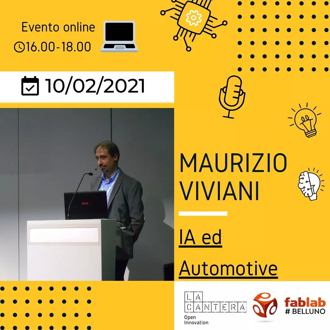 fablabimpresa's tweet photo. #MakerClass

Maurizio Viviani ci parlerà di intelligenza artificiale e automotive!
👇
https://t.co/idZRYvWy8c
 https://t.co/CIpETrzi88

#lacantera #openinnovation #summerschool #makerlab #arduino #iot #stem #steameducation #raspberrypi #automation #idea #innovation #startup #Love https://t.co/4JpJVqbQq0