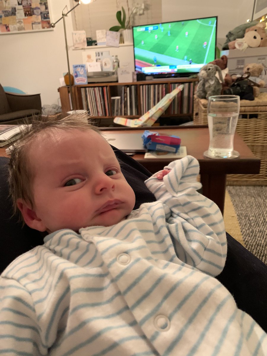 williamnichols's tweet photo. Teddy is not impressed by this match. #FACup #MNUWHU #BBCFACup https://t.co/PvqdOjlH6i