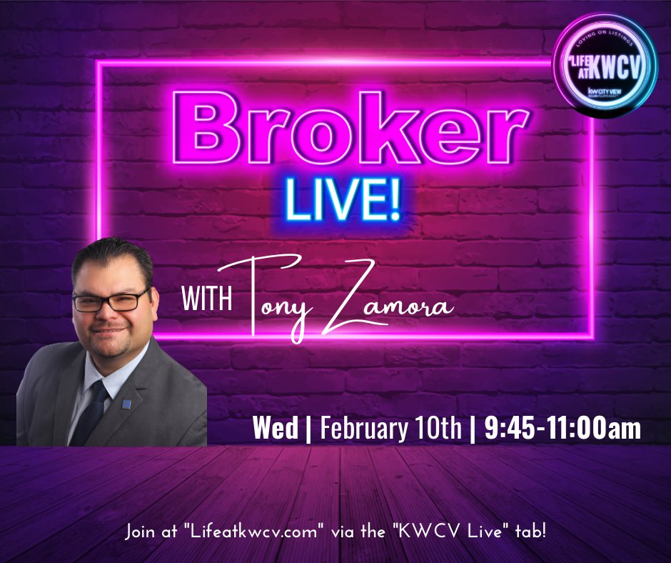 KW_cityview's tweet image. 🚨 𝕎𝕖𝕕𝕟𝕖𝕤𝕕𝕒𝕪 𝔸𝕟𝕟𝕠𝕦𝕟𝕔𝕖𝕞𝕖𝕟𝕥𝕤🚨

Tomorrow, February 10th we have “Broker LIVE!” At 9:45am with Tony Zamora!! 

Keep an eye out for info on Awards!! 🏆

As always, you can join ALL classes here: lifeatkwcv.com/kwcv-live

#kwcv #lifeatkwcv