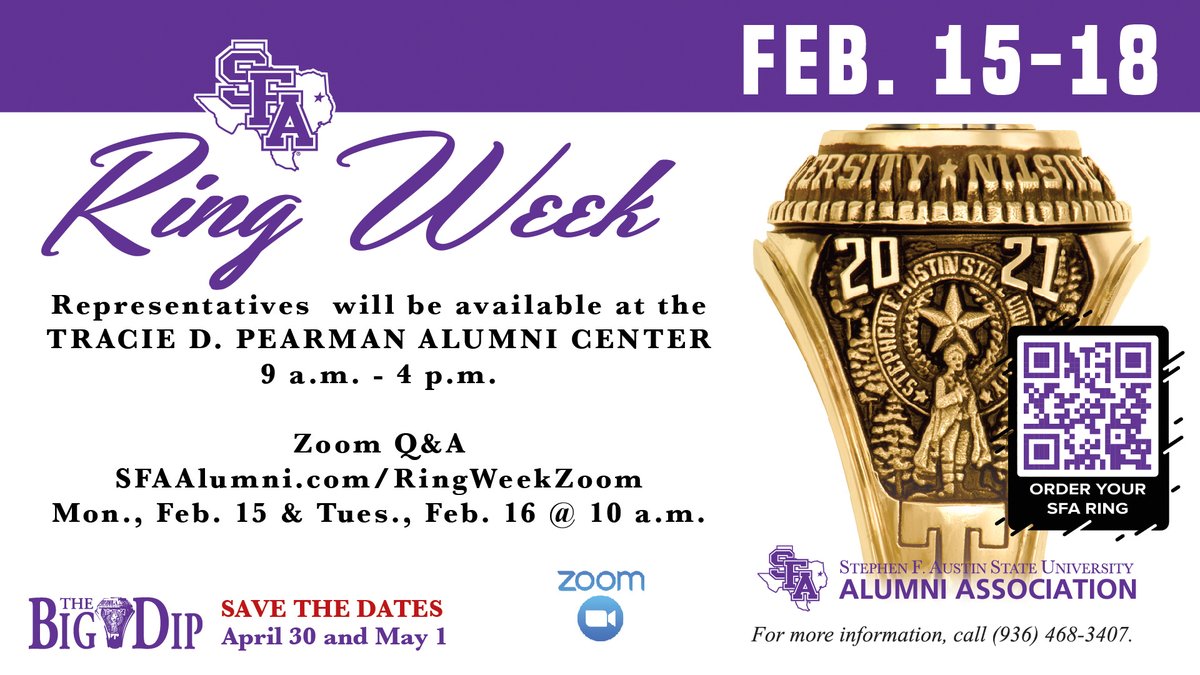 The SFA Ring - Stephen F. Austin State University Alumni Association