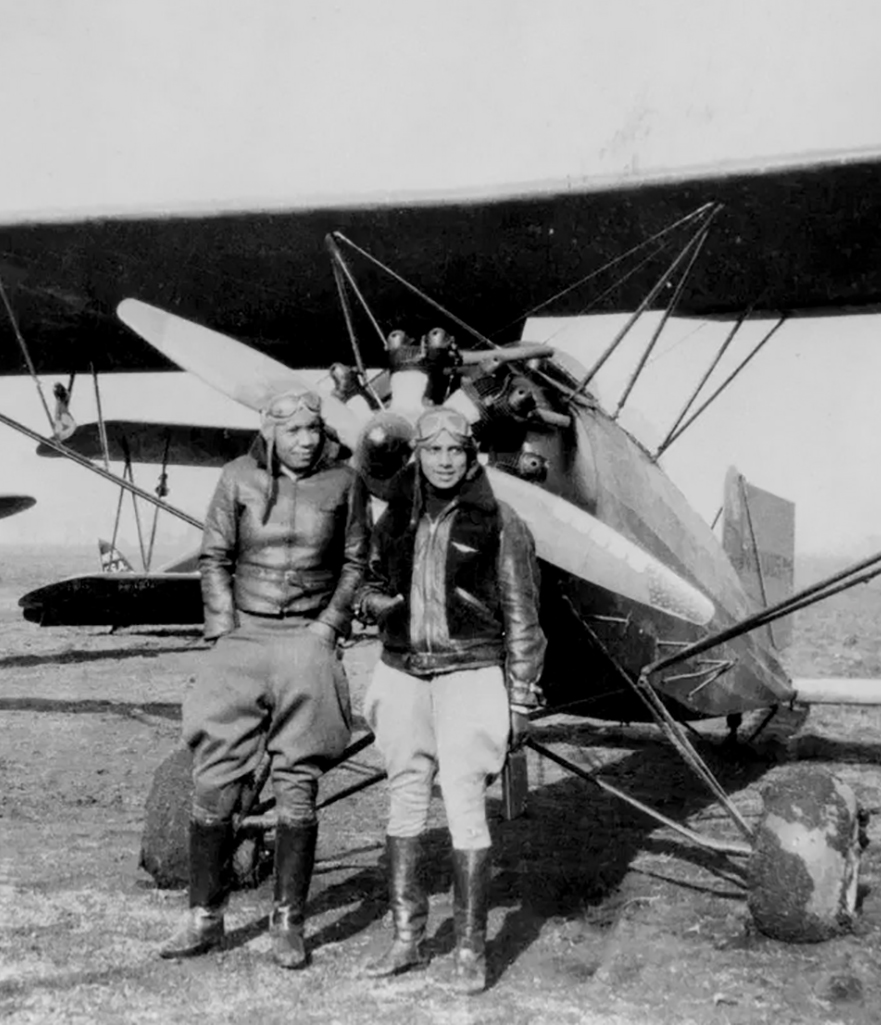 "Their earliest students were mainly guys from Coffey’s Chicago garage as well as five women; including Janet Waterford Bragg and Willa Brown."