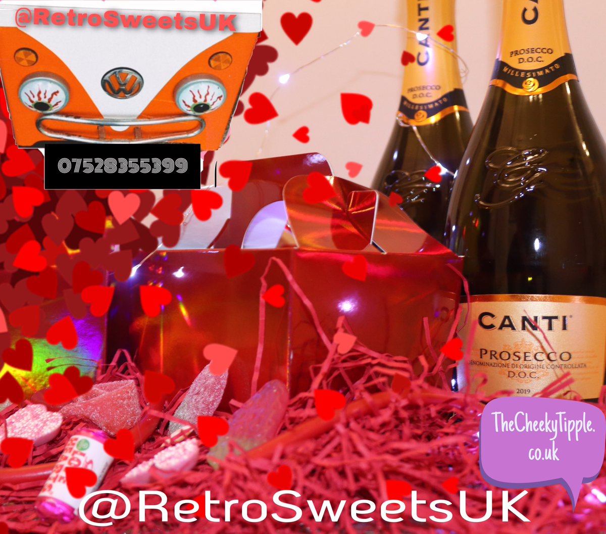 sweets_uk's tweet image. 1 bottle of 750ml #Prosecco 500g of your favourite #valentine #retrosweets from £15 delivered to your door between 9am and noon #valentinesday2021 e-mail: RetroSweetsUK@Email.com @TippleCheeky