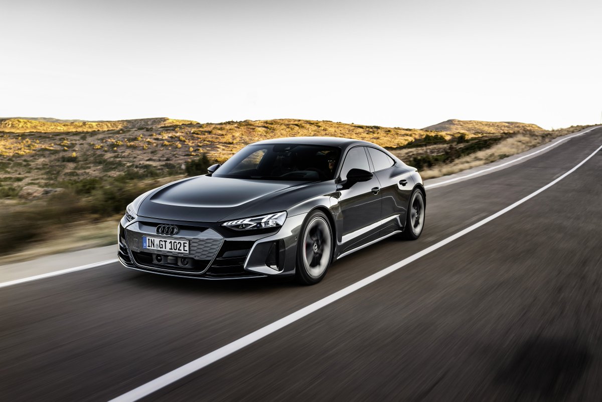 Effortless_Elec's tweet photo. Today, Audi officially unveiled their latest fully electric model, the e tron GT! With fantastic specs like a 0-60mph time of just 3.9 seconds and an estimated range of almost 240 miles, this car is an exciting step in Audi's electrification plan. 

#etronGT #audi #ev #etron https://t.co/LW9J3zK646