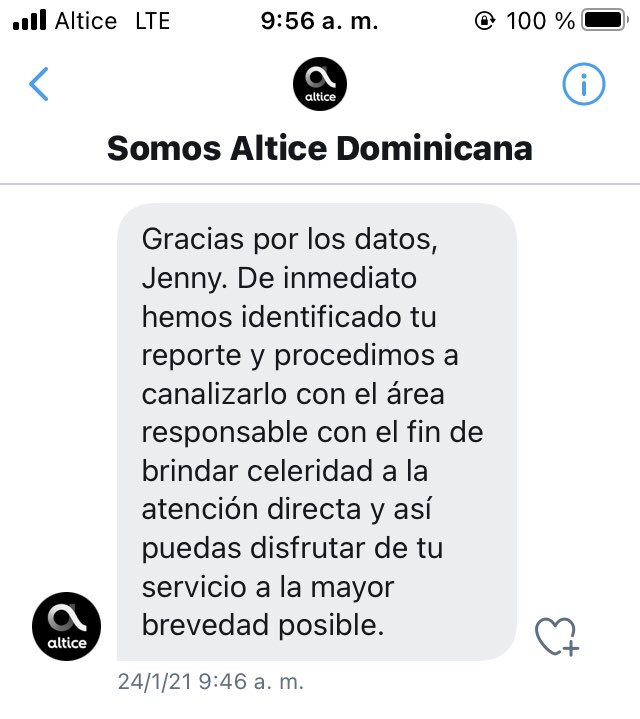jc_doll's tweet photo. Gracias @altice_do @SomosAlticeDo cuando llamo para saber el status de mi reclamación del 06 Enero con con fecha de compromiso de 48 horas me ponen una grabado para que me coma mi averia  con pan https://t.co/BPcwtrrzNF