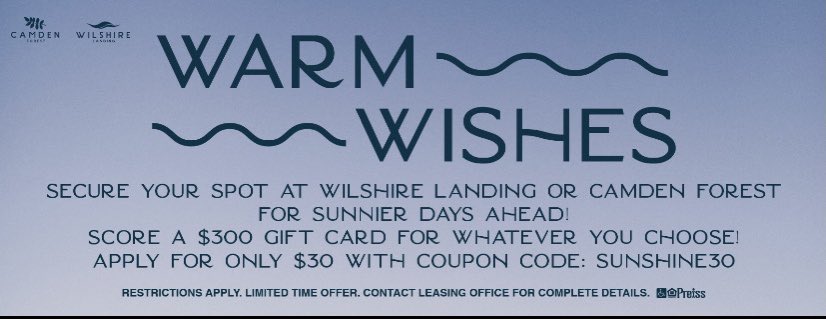 Looking for Housing for August of 2021? Contact us to hear how to secure your spot with our current special and rates 😁🤩 #wilshirelanding #ilmstudents #camdenforest