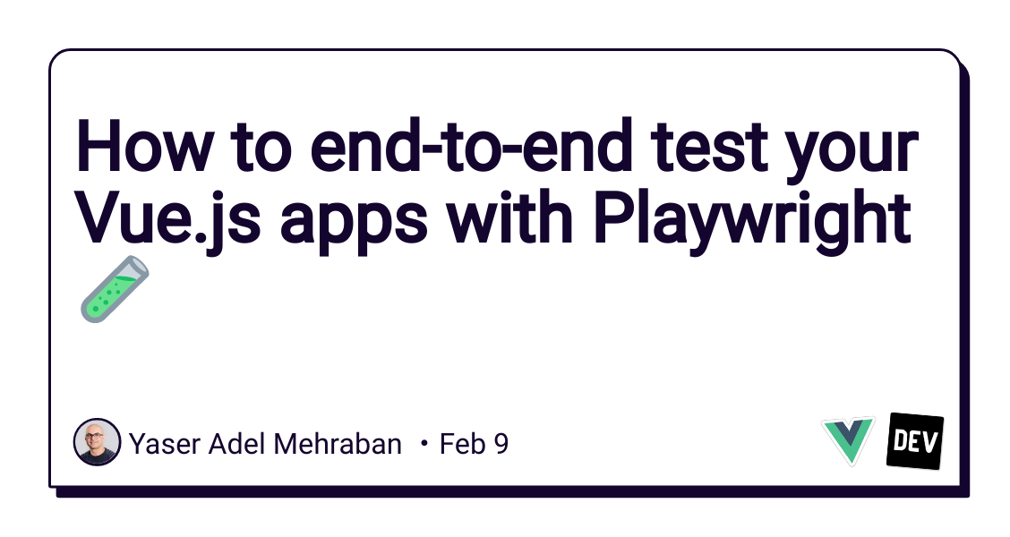 yashints's tweet photo. [ Blogged] Back on track after a while. This time on how to test @auth0 authenticated @vuejs apps with #playwright
#vue3 #auth0 #e2e #endtoendtest #playwright #chai #jest #miragejs
https://t.co/H8Ev5aiWEt https://t.co/lSNDUxLEAt