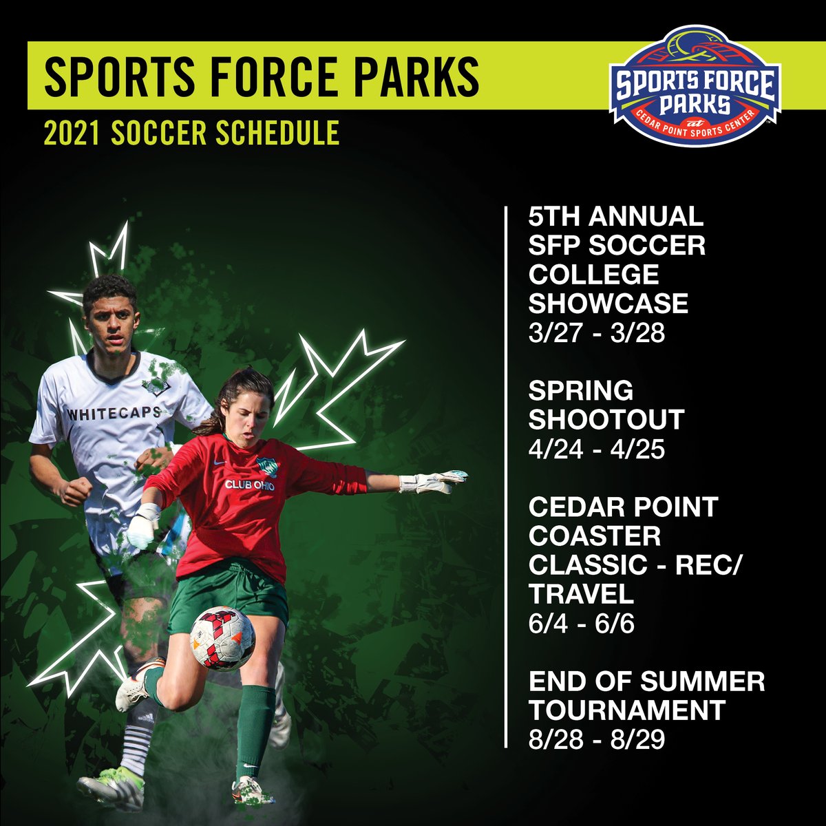 Kick it with us this season! Will your team be joining us for a 2021 soccer tournament? ⚽️ #SFPSports Sign up at bit.ly/3p43zVp.