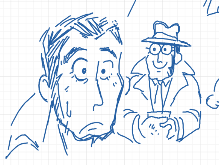 this is the funniest zenigata ive ever drawn 