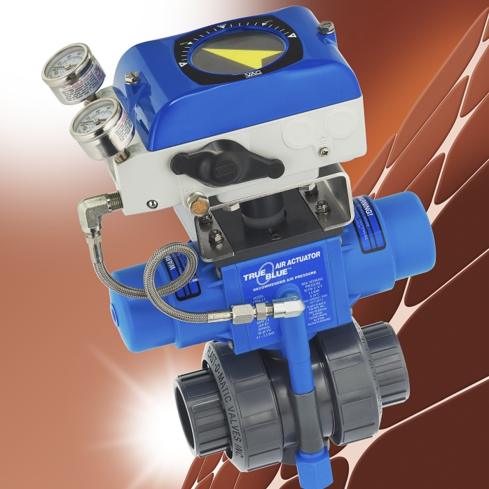 plastomatic1's tweet photo. Engineered electro-pneumatic positioner turns a #plastomatic air-actuated ball valve into an electronically controlled valve  #smartvalves https://t.co/j5NJsxcL3j