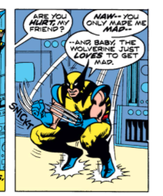 After Giant-Size X-Men, the X-Men series continued on with issue #94. There was very inconsistent usage of the SNIKT sfx for a while. Sometimes there was no sfx. In issue #96 we actually saw a SNICKT (with a "C"). Then in #101 we got our first SNIKT/SNAKT (for retracting claws).