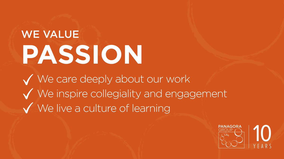 PanagoraGroup's tweet photo. At @PanagoraGroup, we value PASSION. Living this value means caring deeply about our work, strong employee engagement, and creating a culture of learning. Our passion for finding integrated solutions to development challenges is why we celebrate #10YearsForGood. #PanagoraProud https://t.co/ZNYUfKcSG0