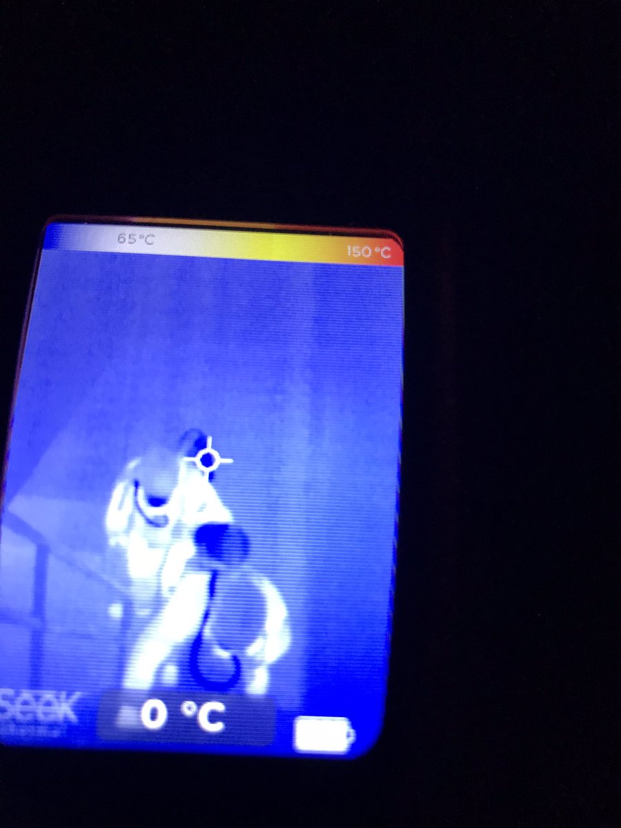 BA Training for the crew tonight at the smoke house in Haverfordwest. Search and Rescue techniques being honed so we’re always ready should the need arise, some pics taken using our thermal imaging camera. #training #trainhardrescueeasy