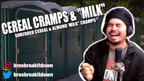 It may be part of your balanced diet BUT James’ frosted shredded wheat #breakfast shredded his stomach 😂 🥣 the real question, is it because of his #cereal craving or the almond “milk” he uses 🤔 Watch the #BrosBreakItDown in the latest video [VIDEO] youtu.be/1rI8_7gbpUo